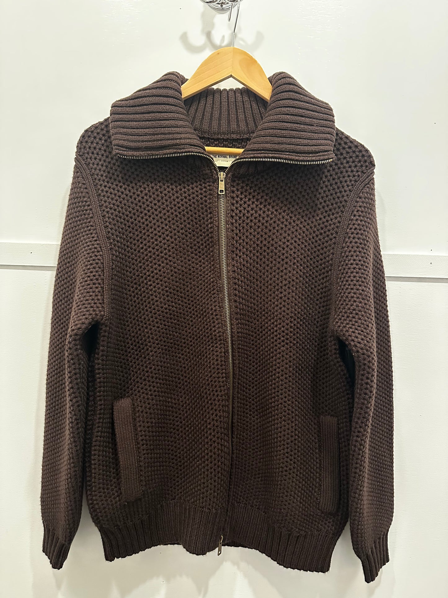 Waffle Jacket Brown