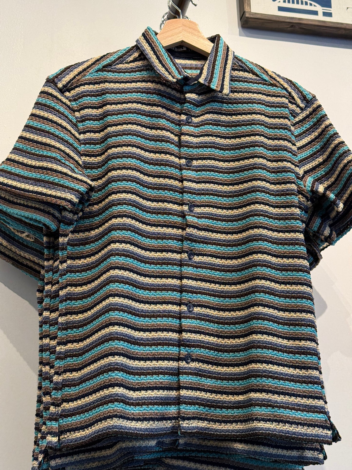 Teal Blue Knit