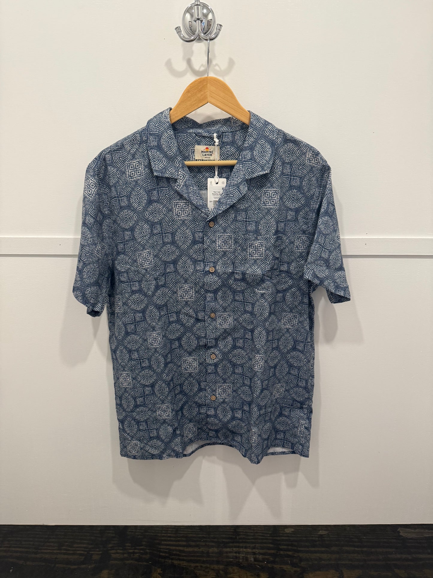 Blue Tile Linen