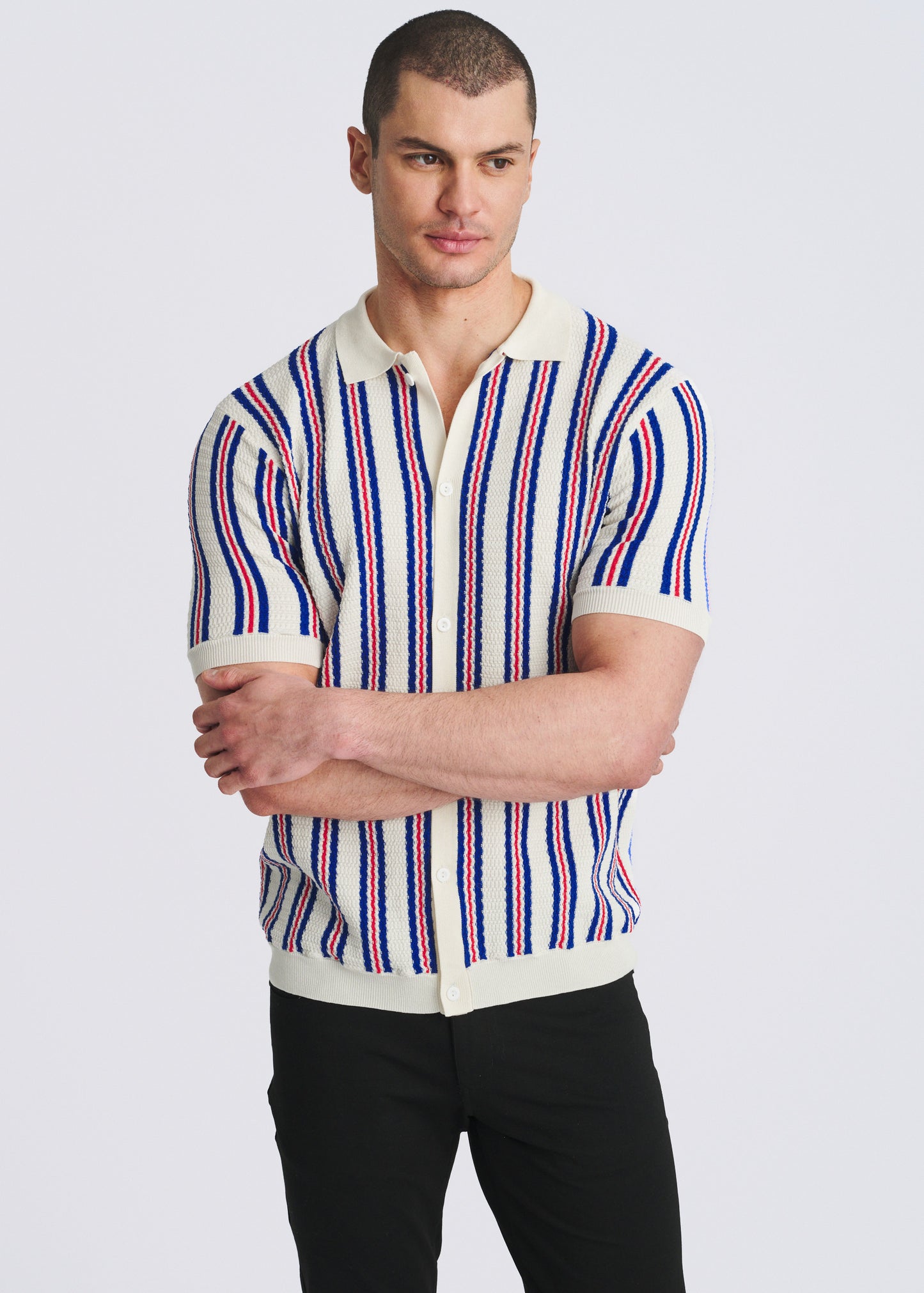 Off White Pinstripes