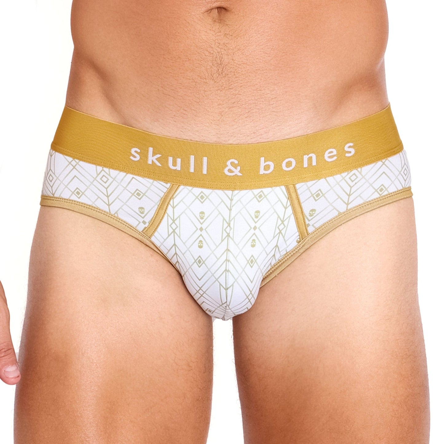 Art Deco White Brief