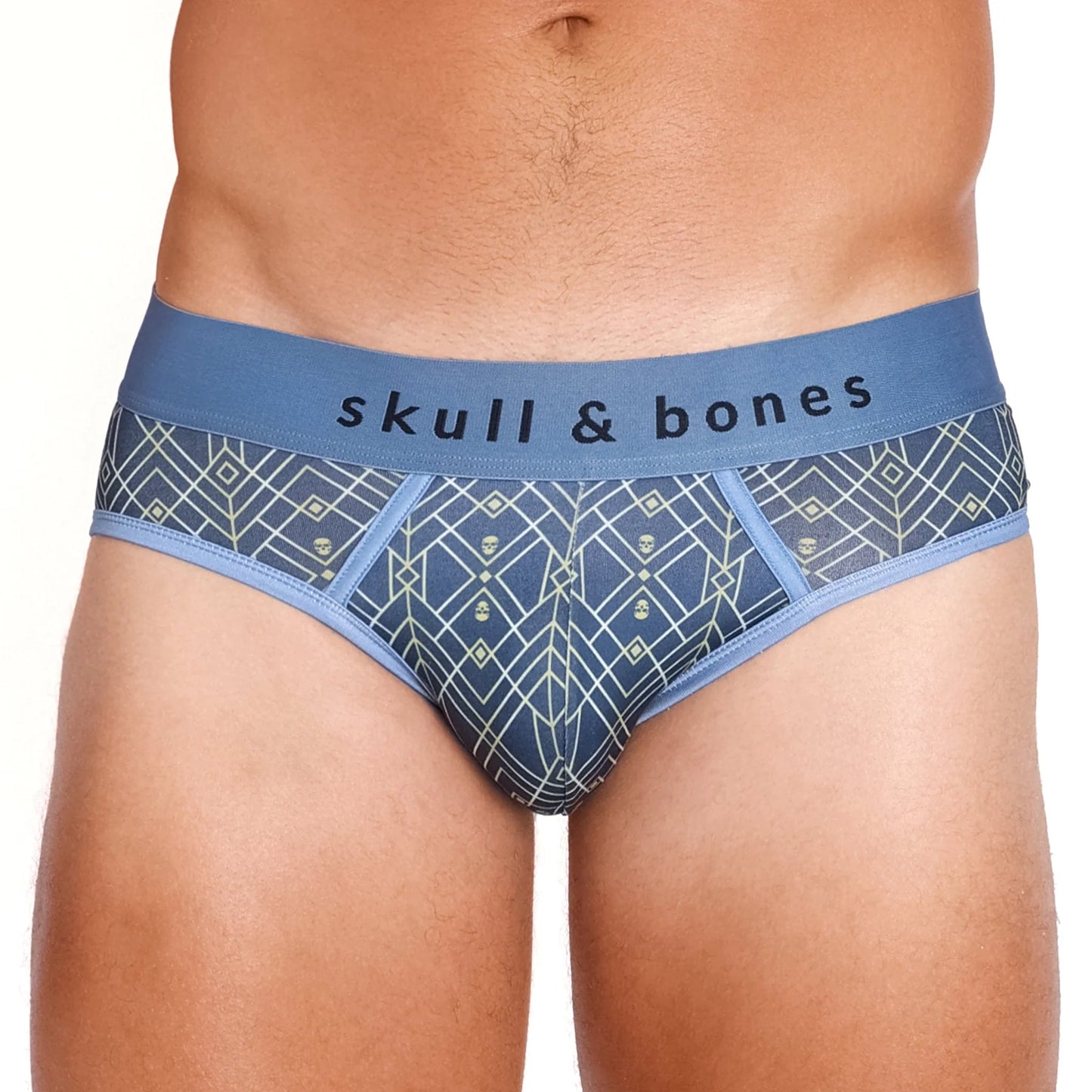 Art Deco Blue Brief