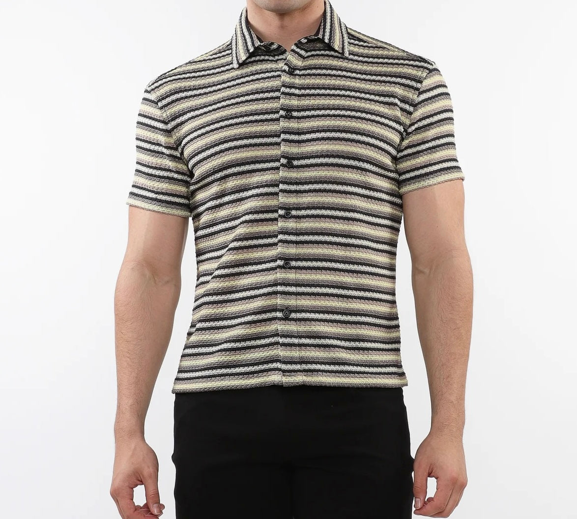 Cream Black Knit