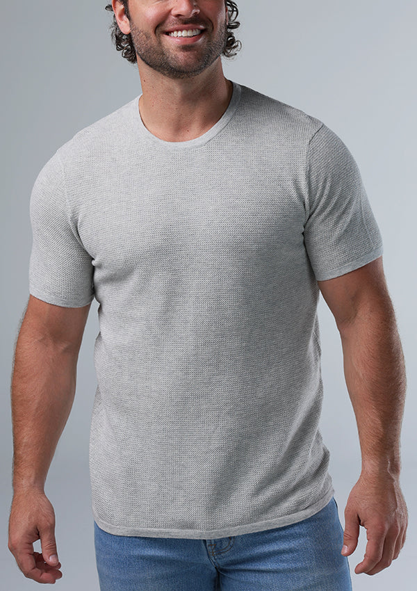 Driftknit Sweater Tee Stone
