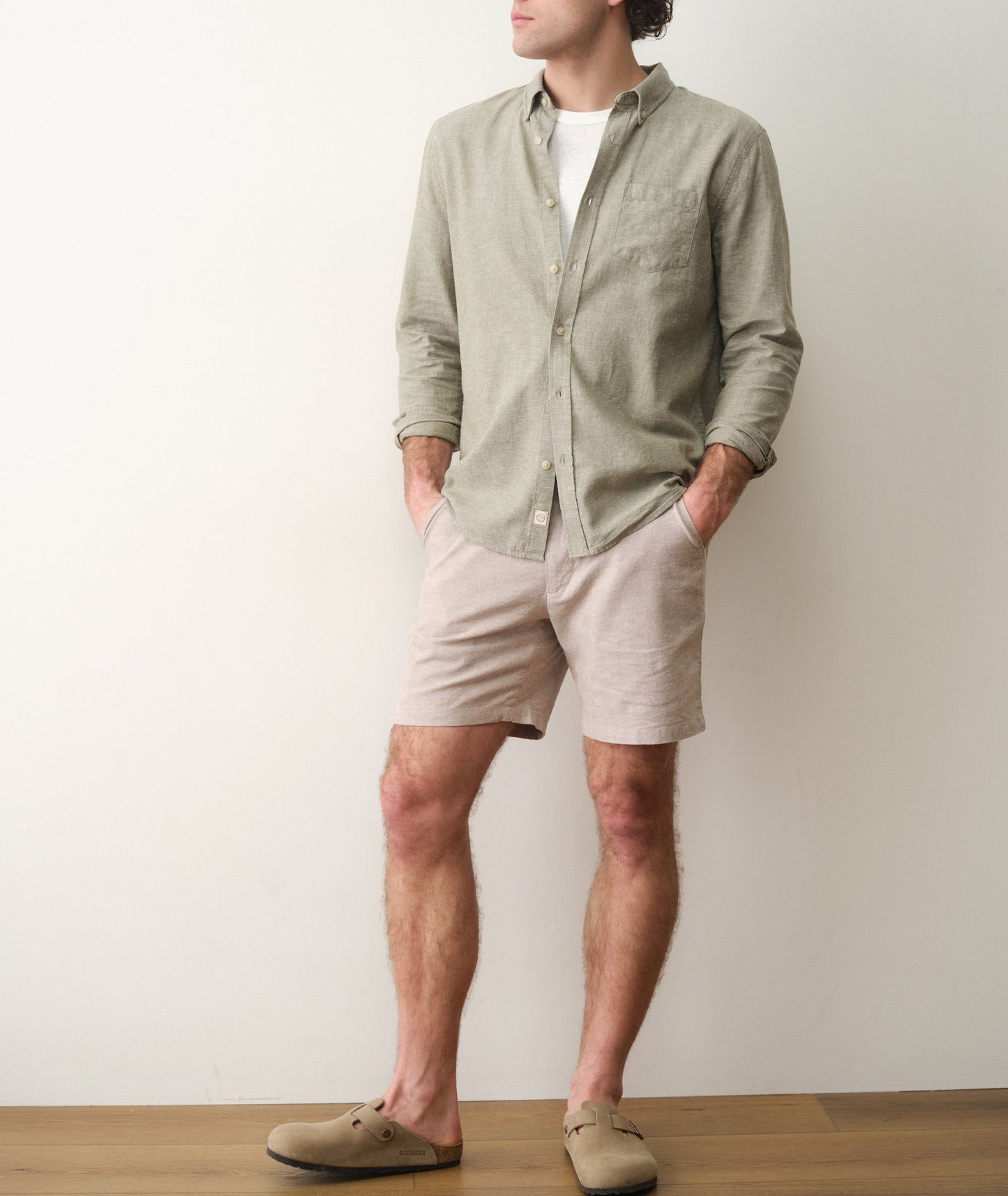 Taupe Hemp 7" Short